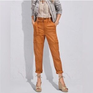 Cabi paper bag pants. Burnt orange. Never worn. Size 2
